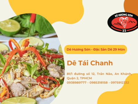 Mách bạn cách làm dê tái chanh đơn giản, thơm ngon không bị hôi