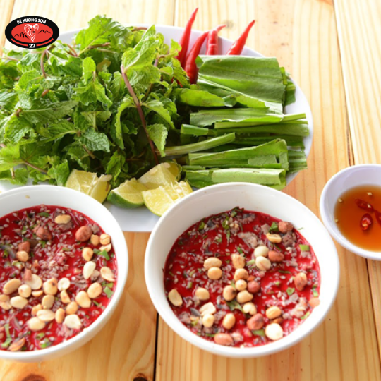 Tiết canh hấp 45-55k