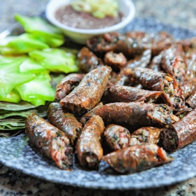 Dồi chiên
